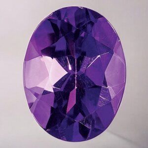 9 x 7 mm Oval Amethyst Gemstone - Live Show Listing